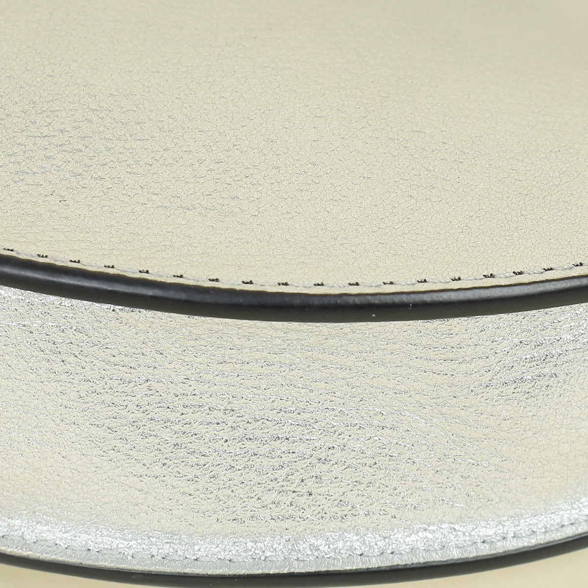Valentino Metallic Silver VLogo Hobo Mini Bag