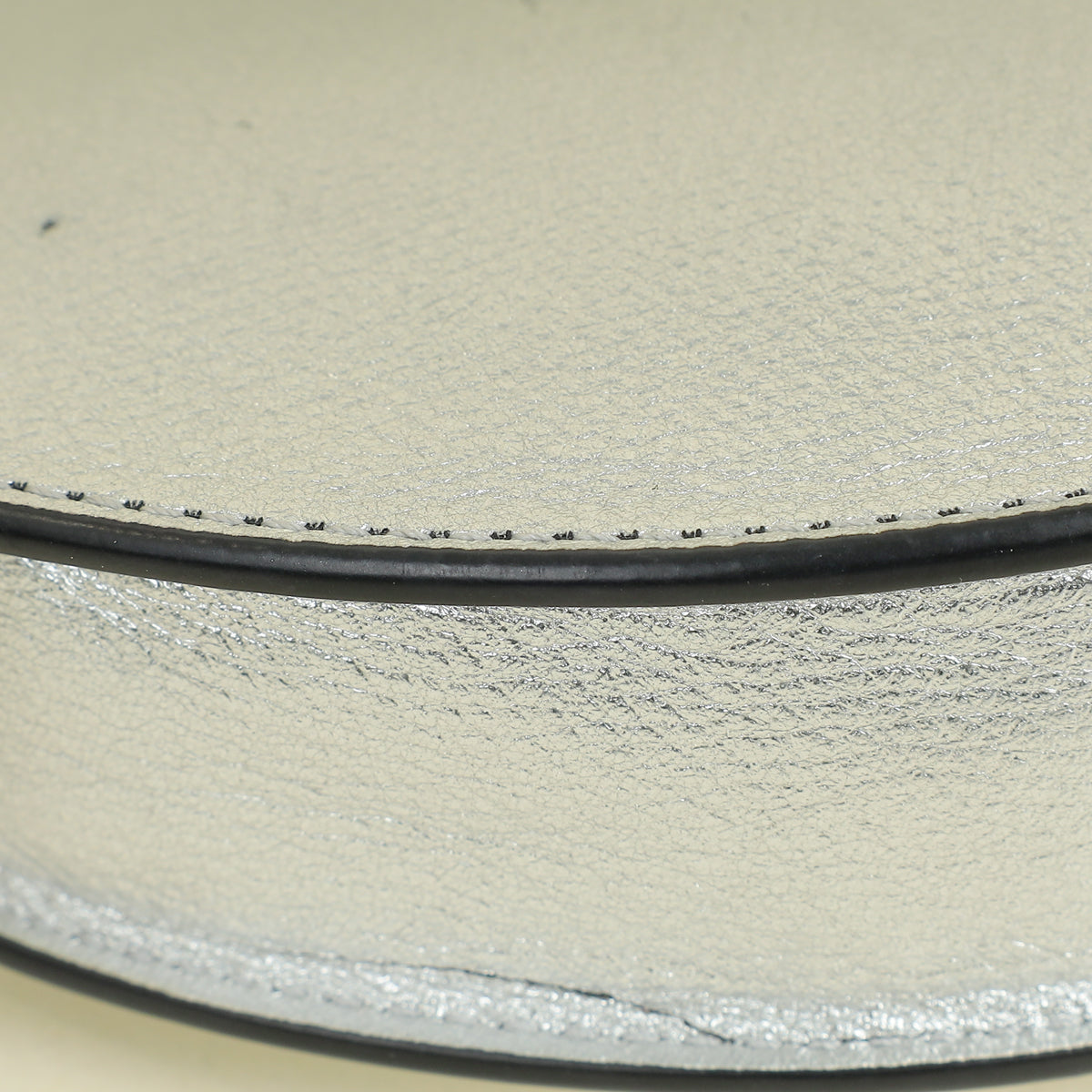 Valentino Metallic Silver VLogo Hobo Mini Bag
