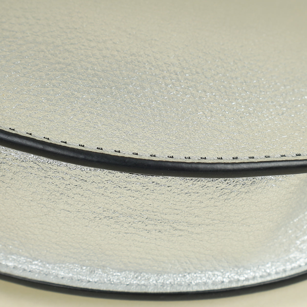 Valentino Metallic Silver VLogo Hobo Mini Bag