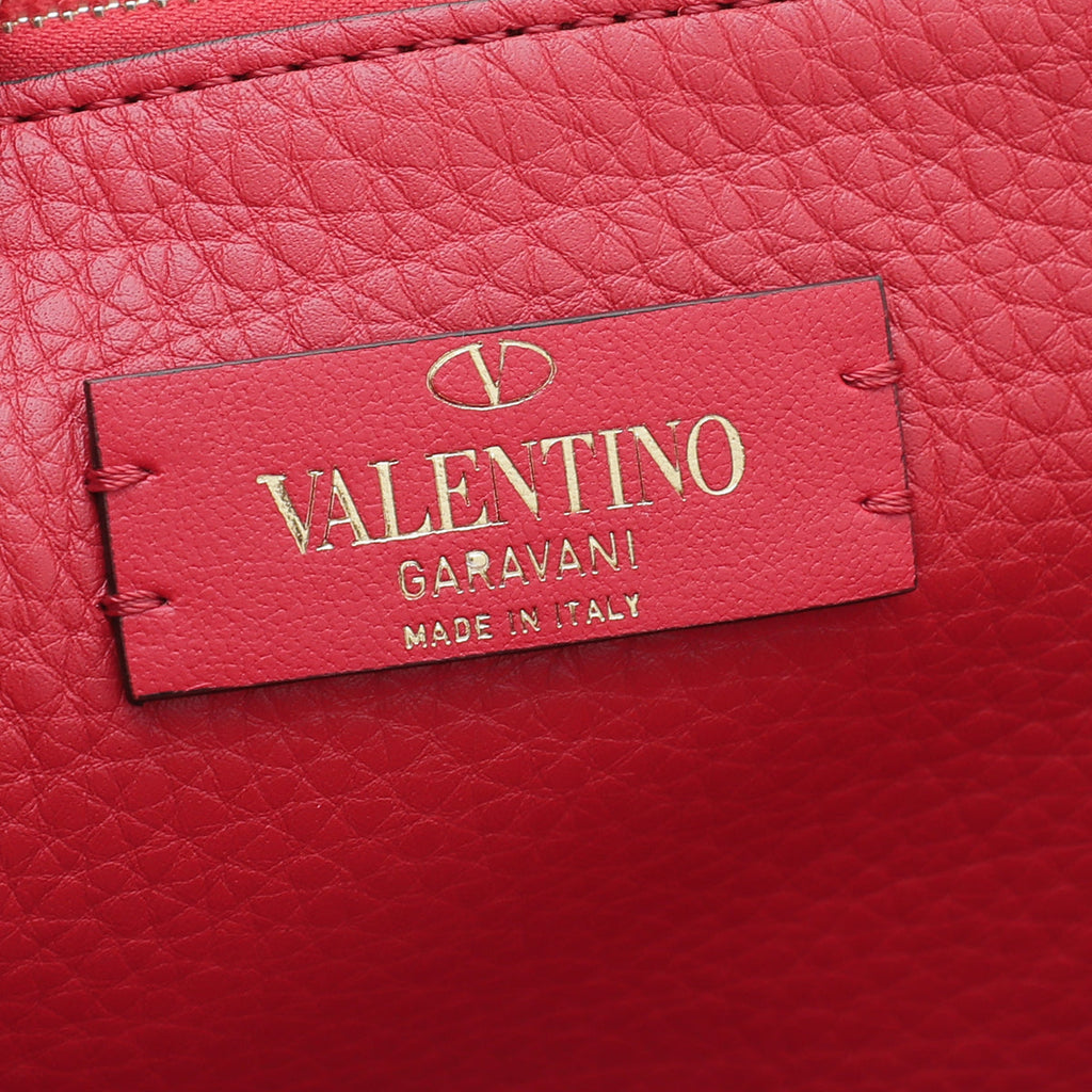 Valentino Red Rockstud Flap Bag