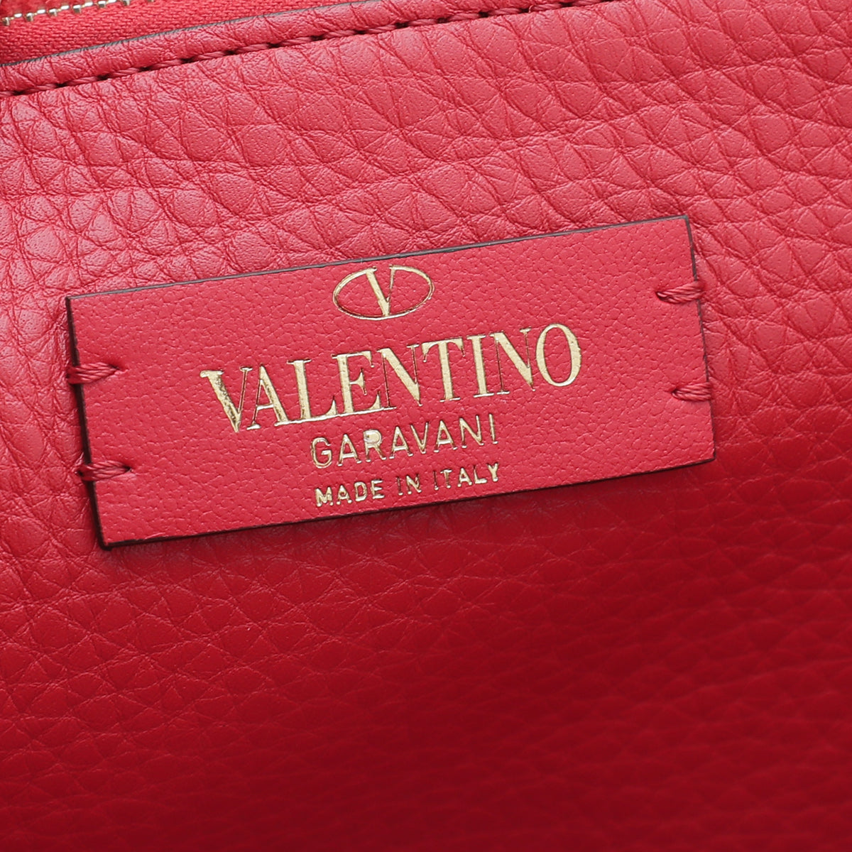 Valentino Red Rockstud Flap Bag