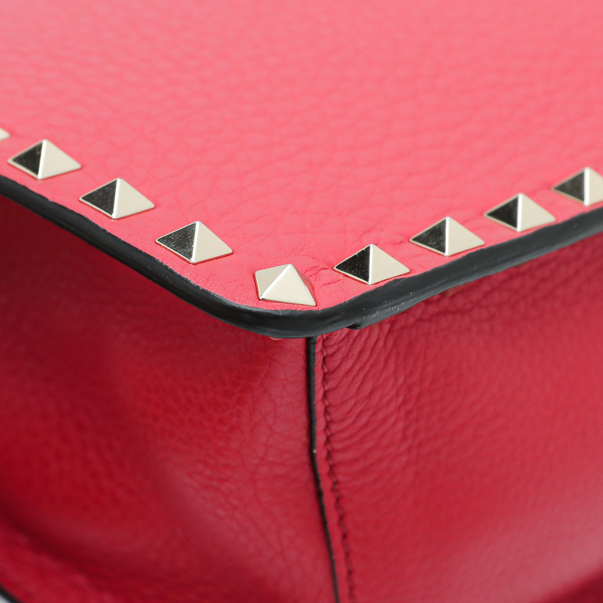 Valentino Red Rockstud Flap Bag