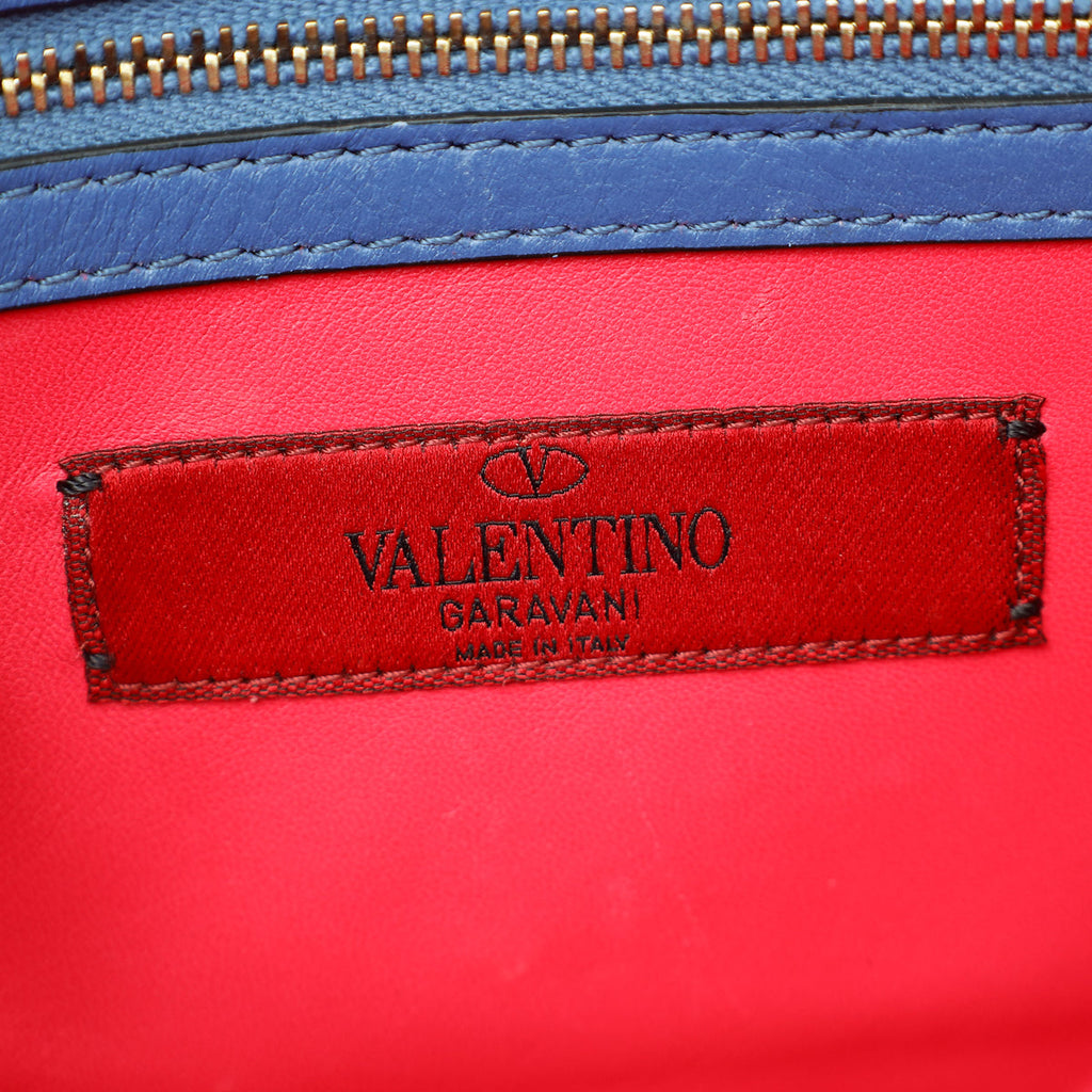 Valentino Multicolor Rockstud Glam Lock Small Chain Bag