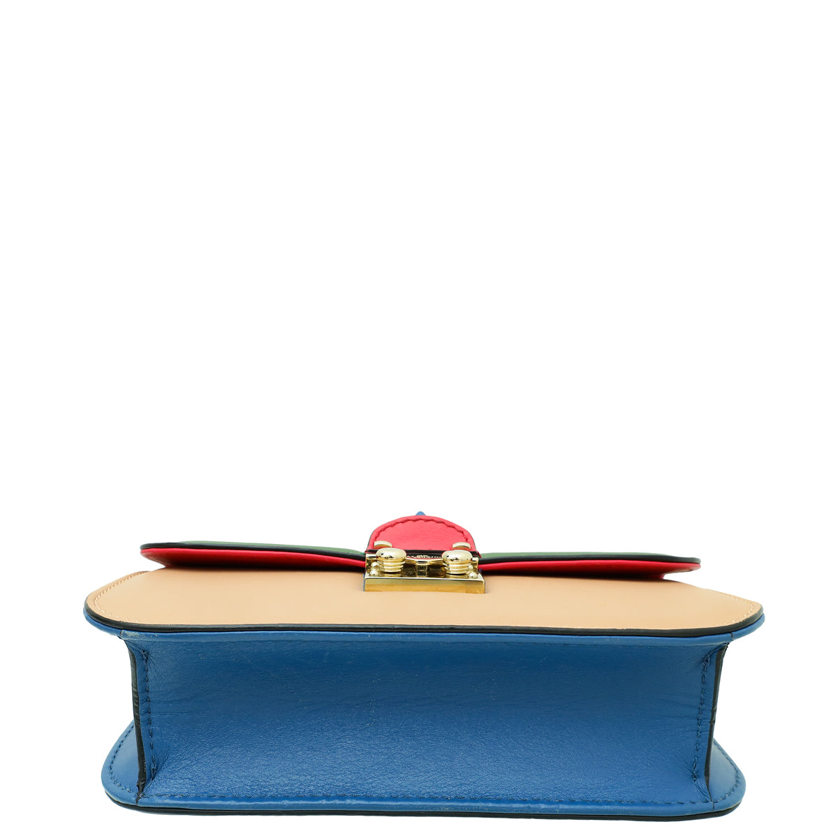 Valentino Multicolor Rockstud Glam Lock Small Chain Bag