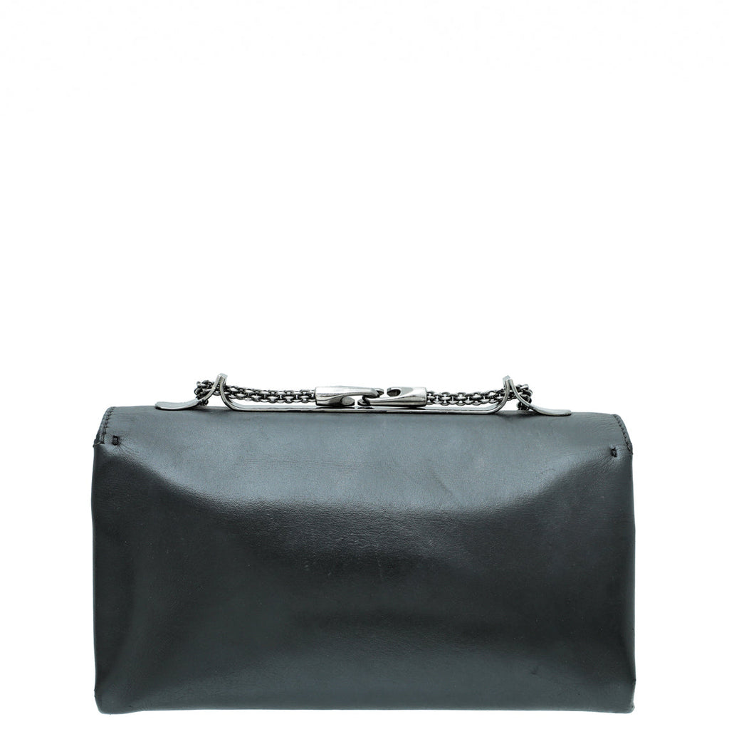 Valentino Black Va Va Voom Chain Shoulder Bag