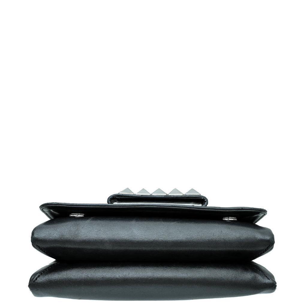 Valentino Black Va Va Voom Chain Shoulder Bag
