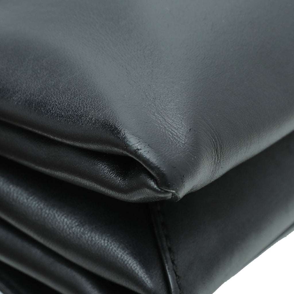 Valentino Black Va Va Voom Chain Shoulder Bag