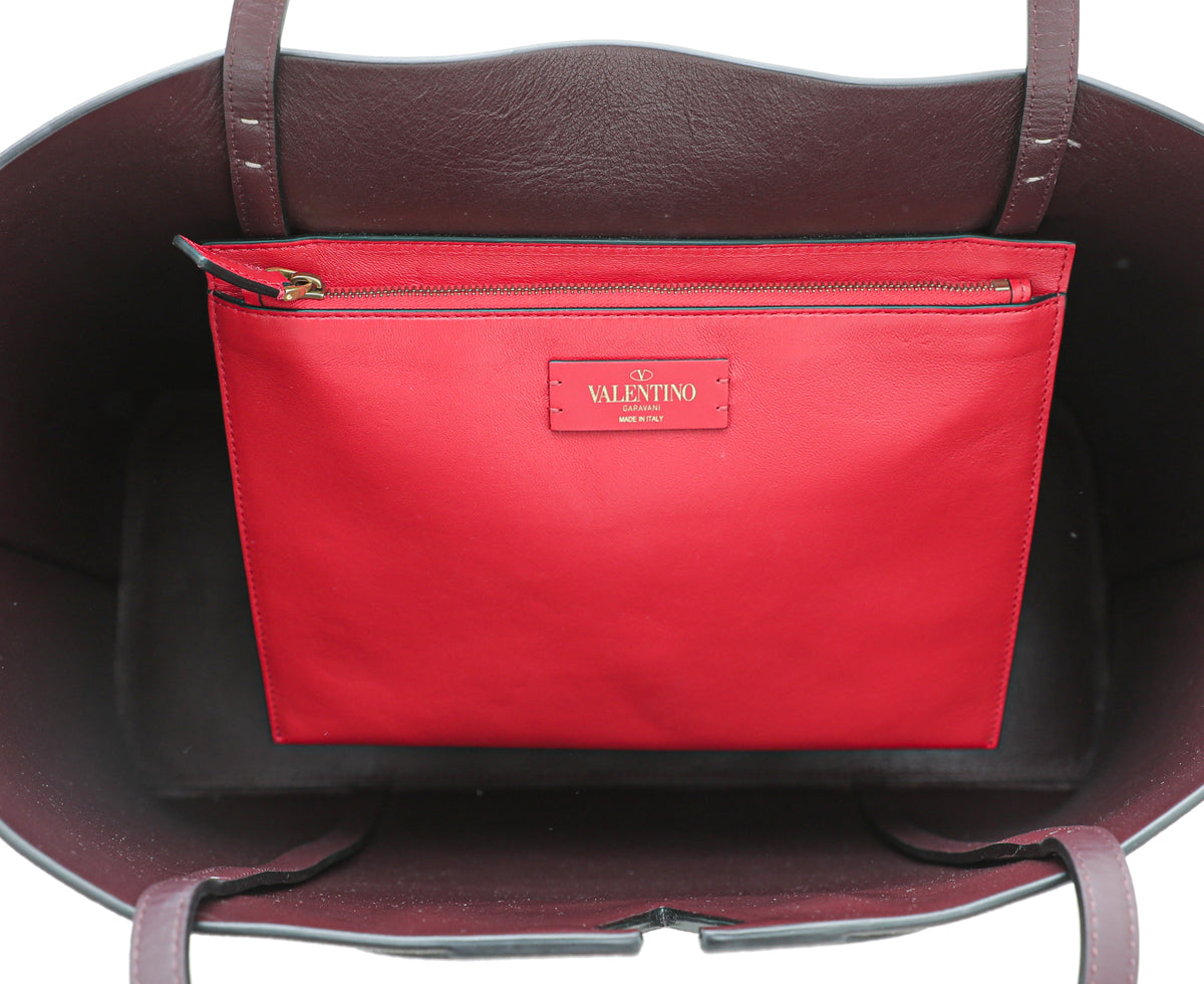 Valentino Bicolor VLogo Fillme Tote Large Bag