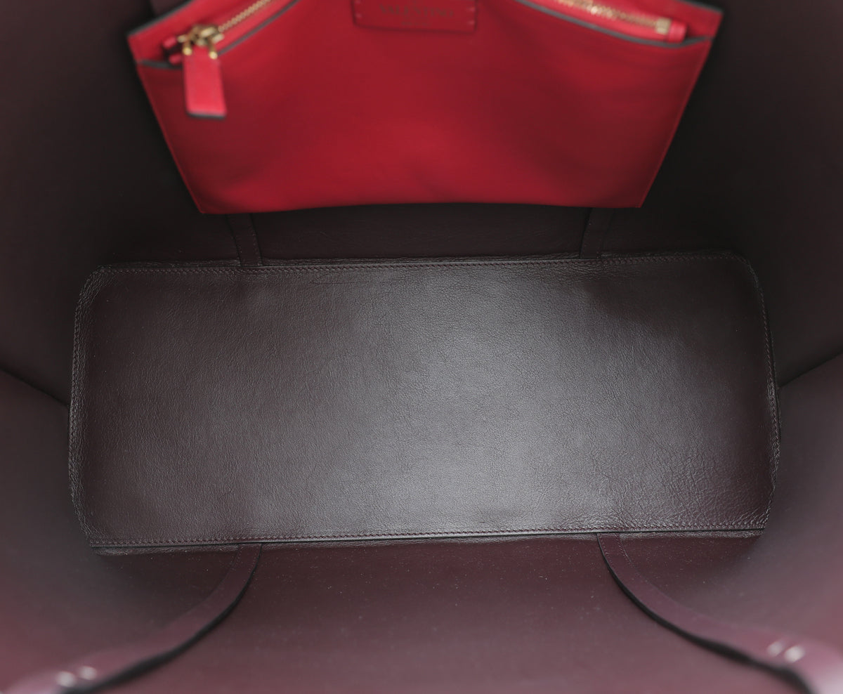 Valentino Bicolor VLogo Fillme Tote Large Bag