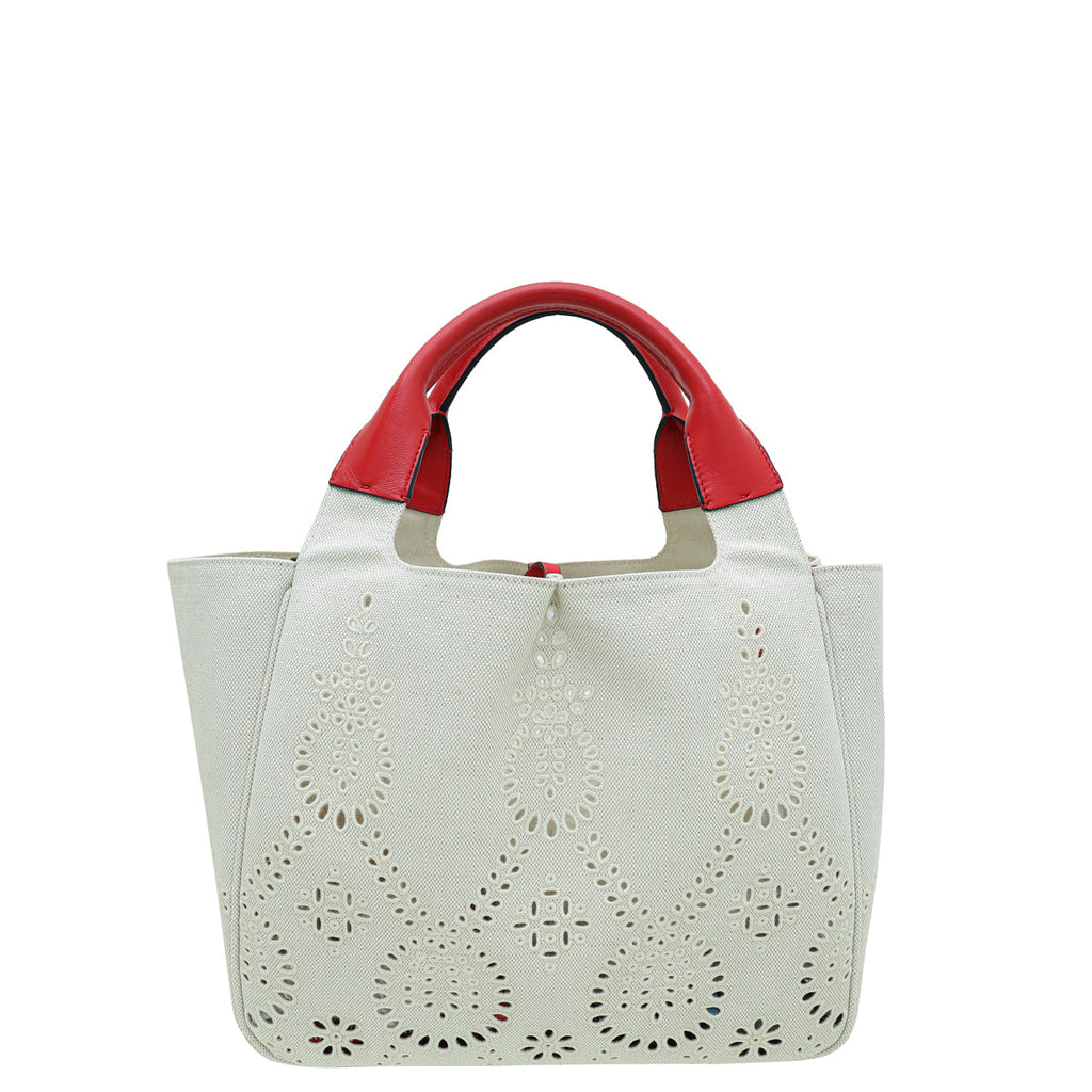 Valentino Bicolor Atelier 08 San Gallo Edition Small Tote Bag