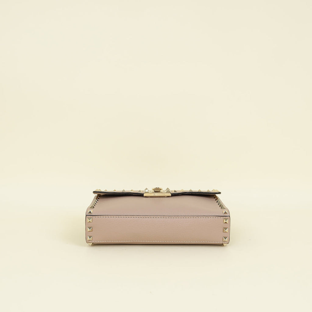 Valentino Poudre Rockstud Flap Crossbody Bag