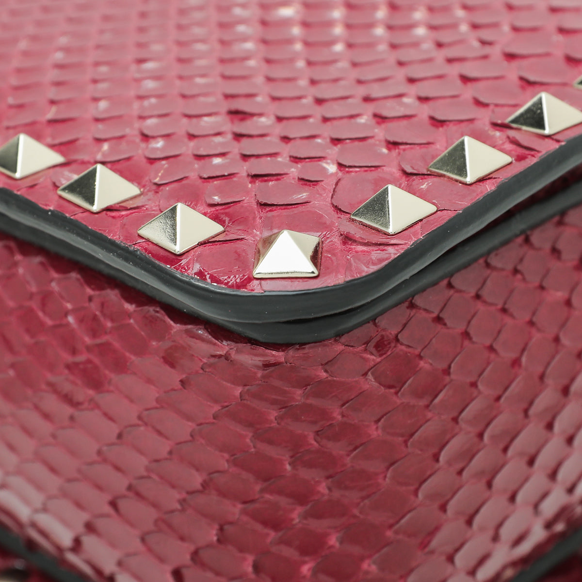 Valentino Bicolor Python Middle East Exclusive Rockstud Camera Bag
