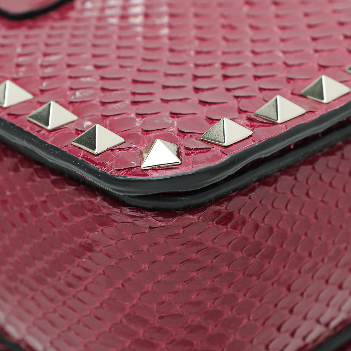 Valentino Bicolor Python Middle East Exclusive Rockstud Camera Bag