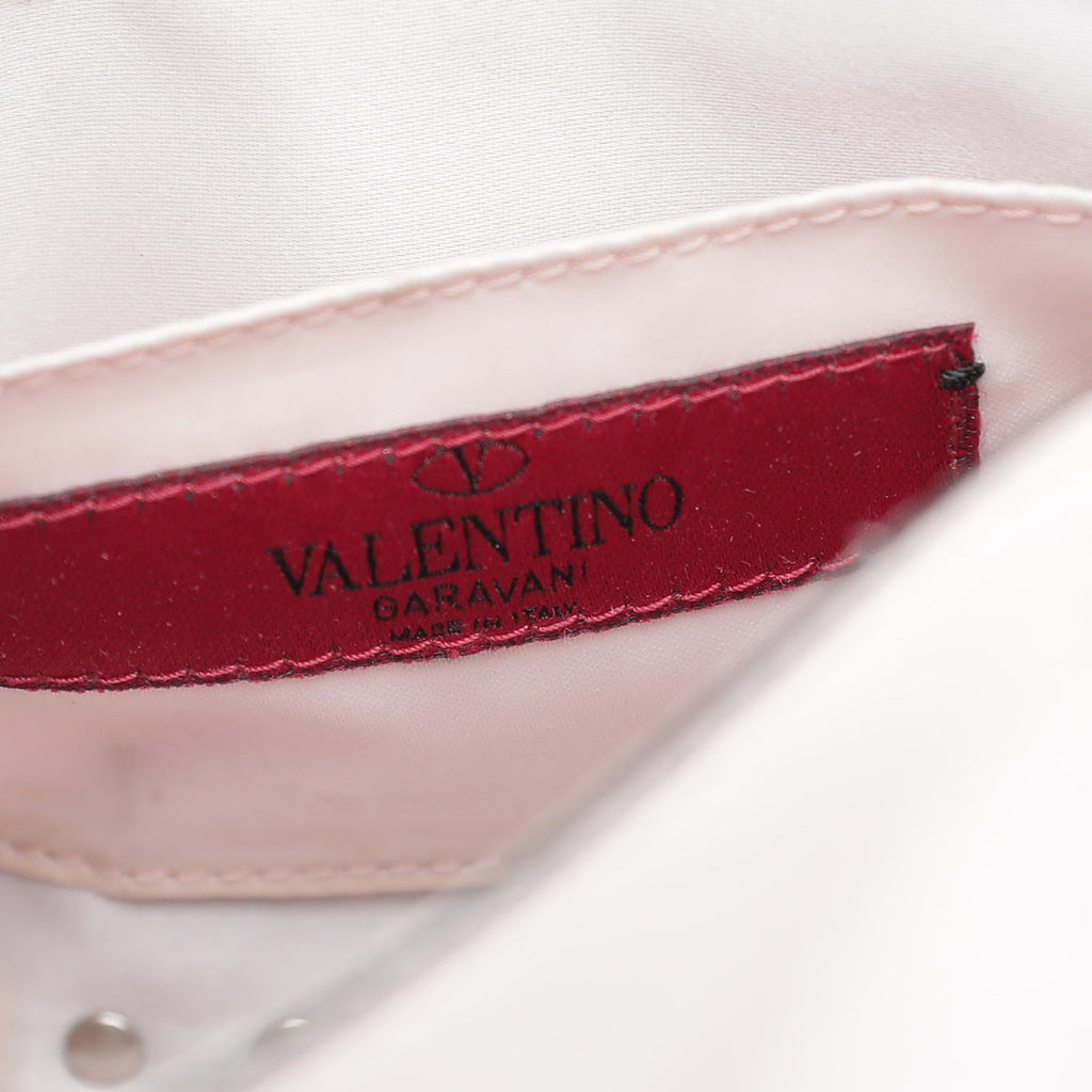 Valentino Light Pink Rockstud Flap Chain Bag