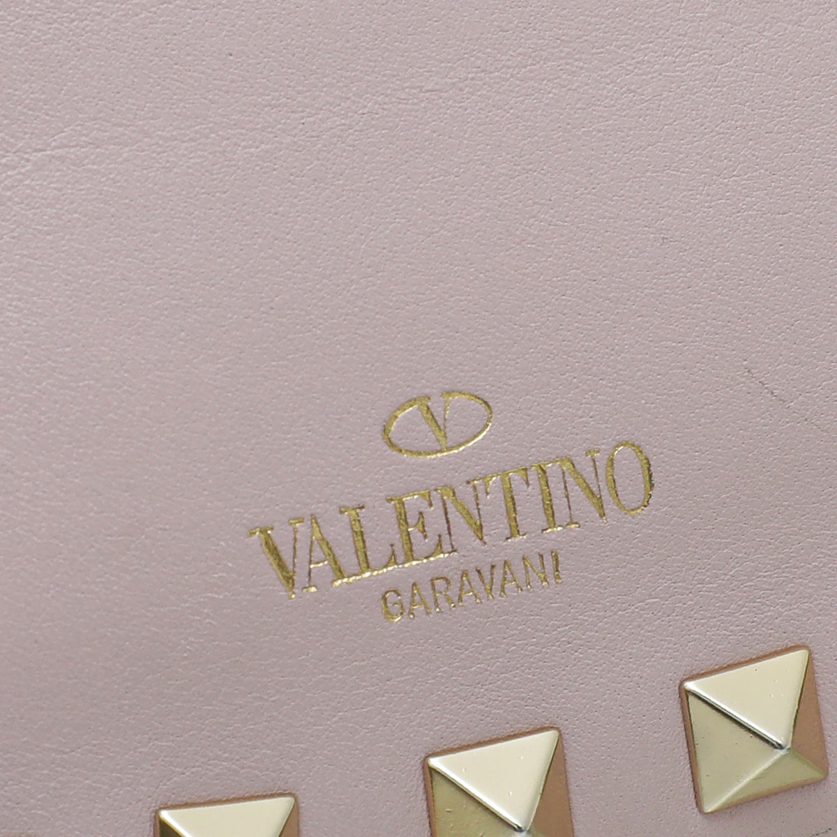 Valentino Light Pink Rockstud Flap Chain Bag