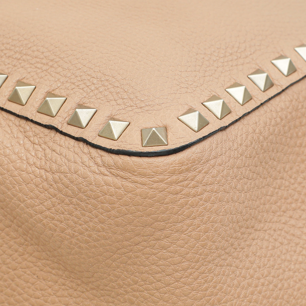 Valentino Bicolor Beaded Rockstud Vitello Reversible Tote Bag