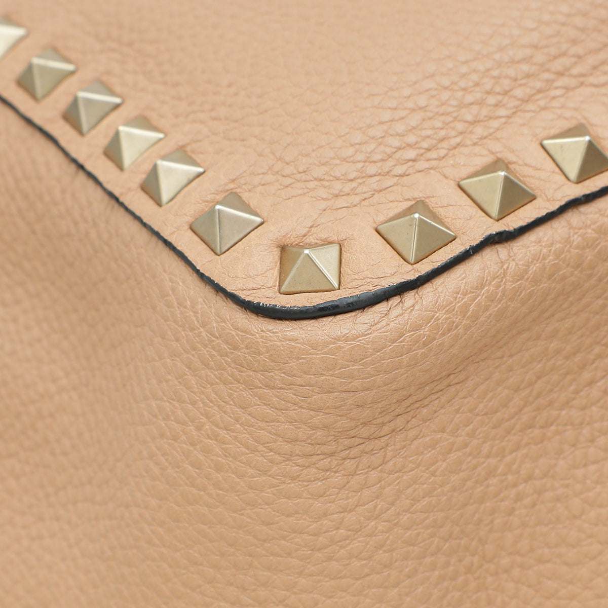 Valentino Bicolor Beaded Rockstud Vitello Reversible Tote Bag