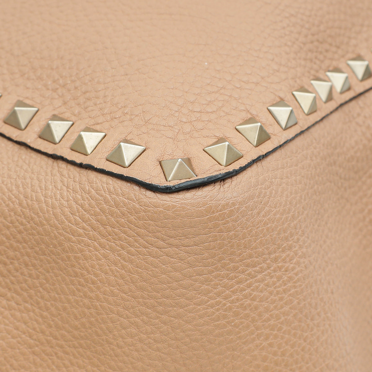 Valentino Bicolor Beaded Rockstud Vitello Reversible Tote Bag