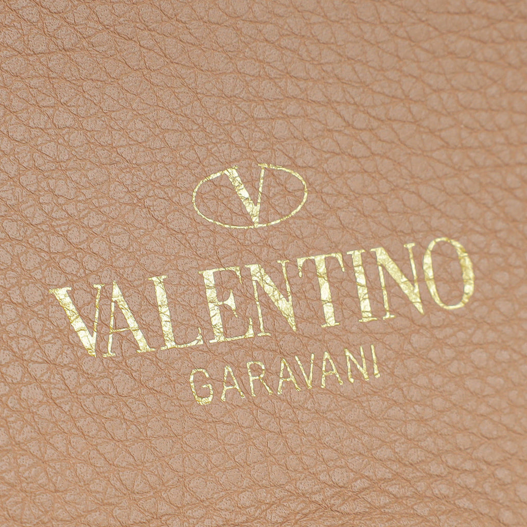 Valentino Bicolor Beaded Rockstud Vitello Reversible Tote Bag