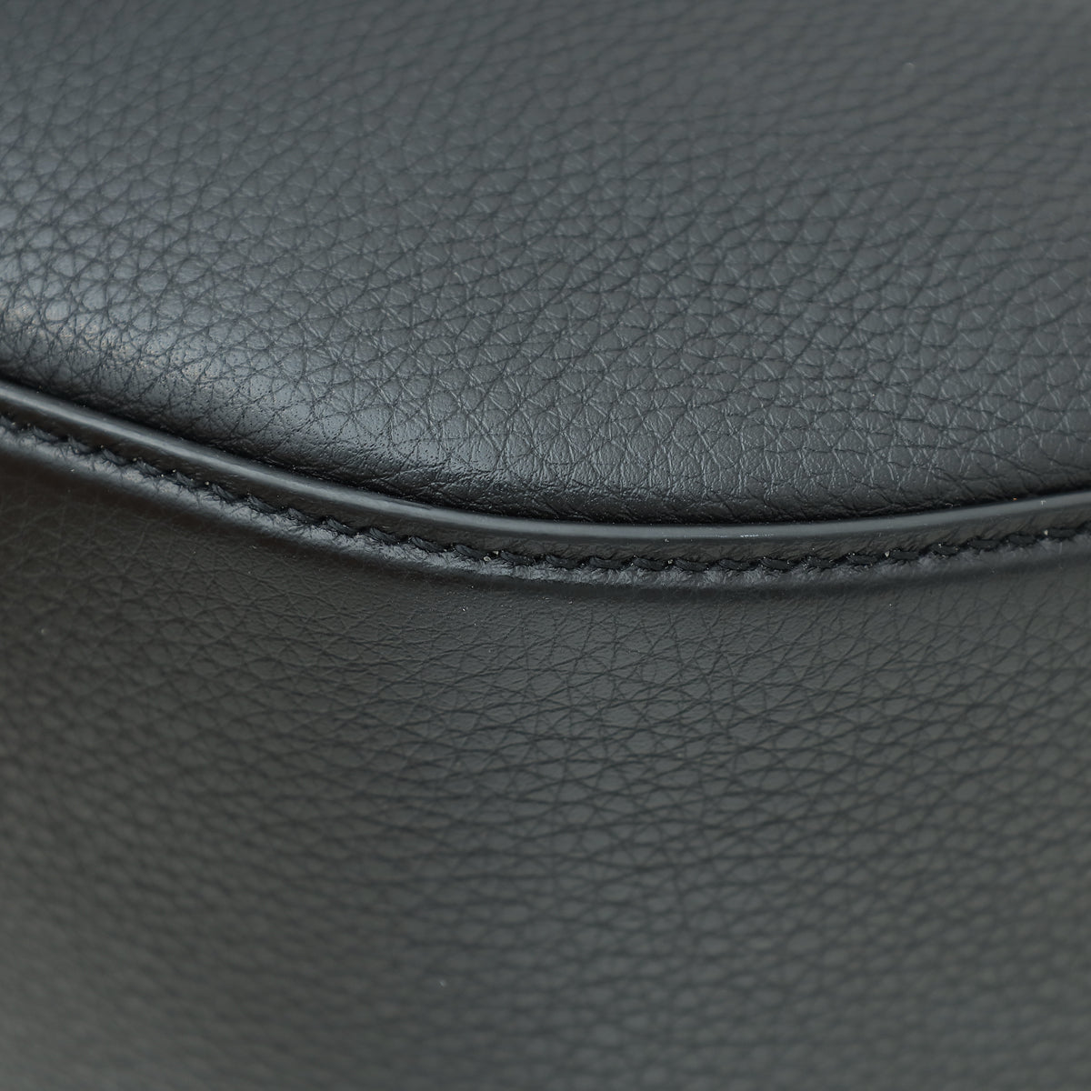 Valentino Black VLogo Moon Small Hobo Bag