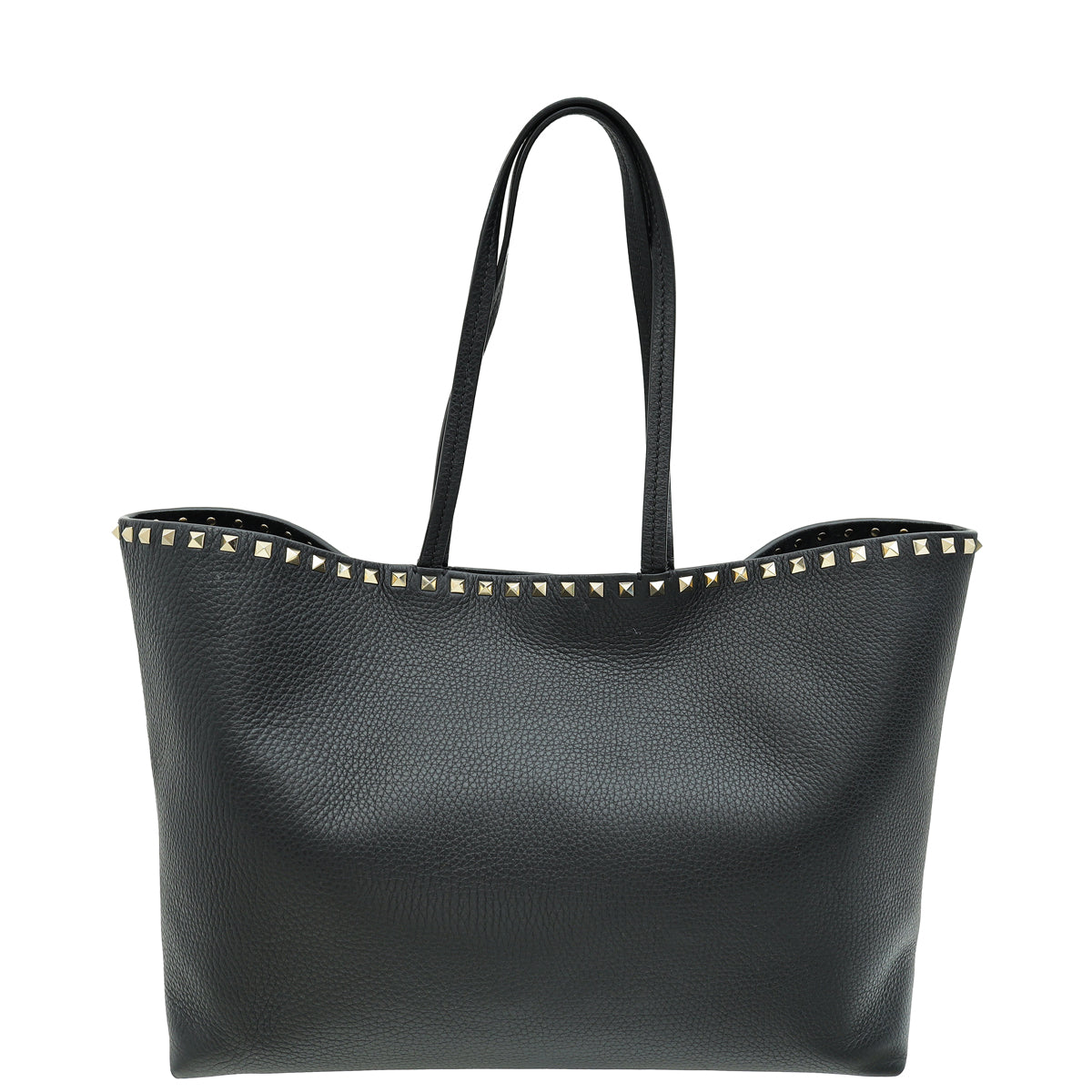 Valentino Black Rockstud Tote Bag