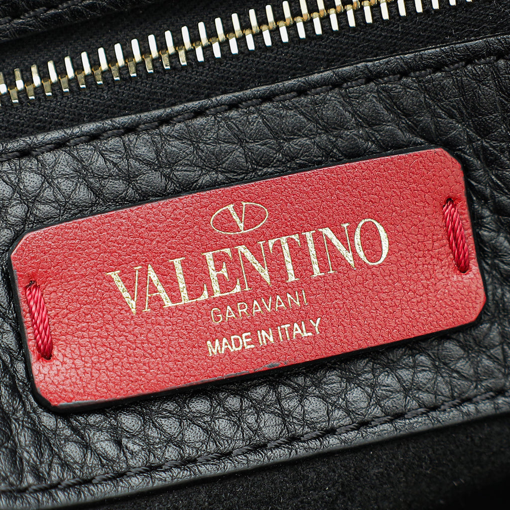 Valentino Black Rockstud Tote Bag