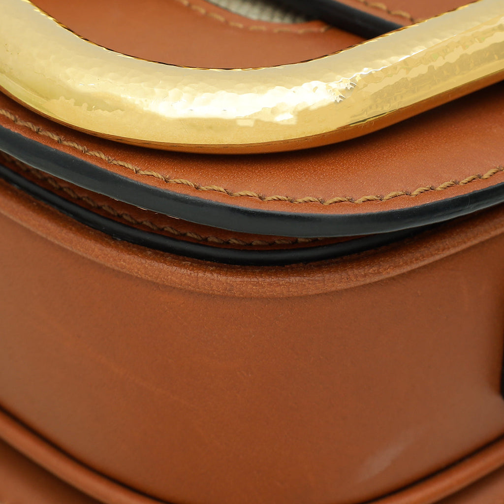 Valentino Bicolor Linen Supervee Small Crossbody Bag