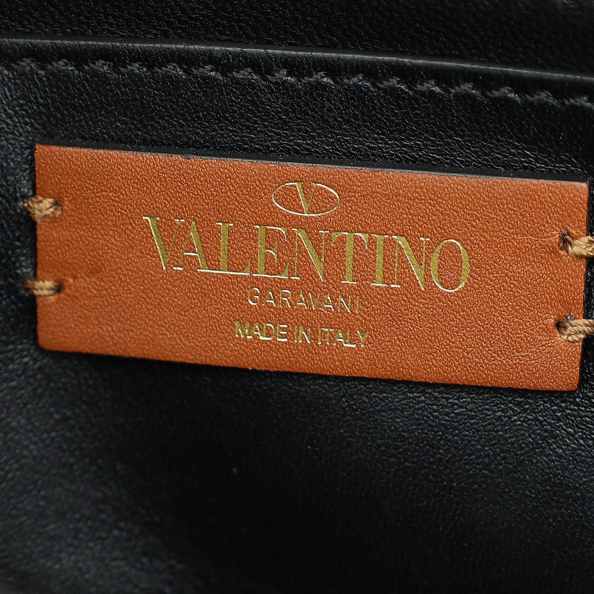 Valentino Bicolor Linen Supervee Small Crossbody Bag