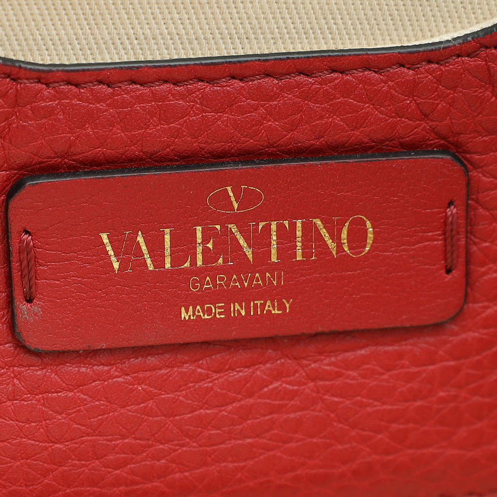 Valentino Red Rockstud Belt Bag