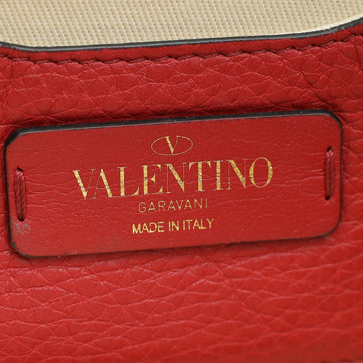 Valentino Red Rockstud Belt Bag