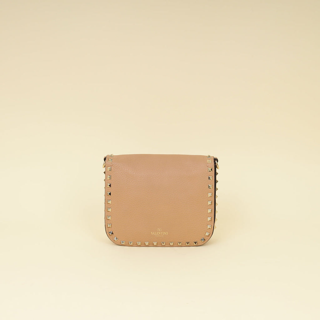 Valentino Nude Rockstud Flap Crossbody Bag
