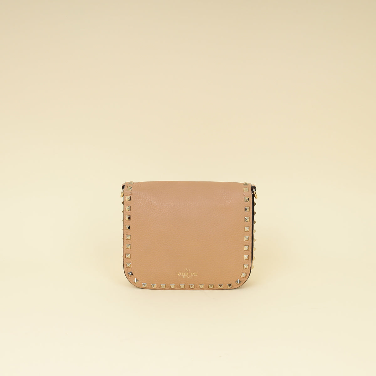 Valentino Nude Rockstud Flap Crossbody Bag