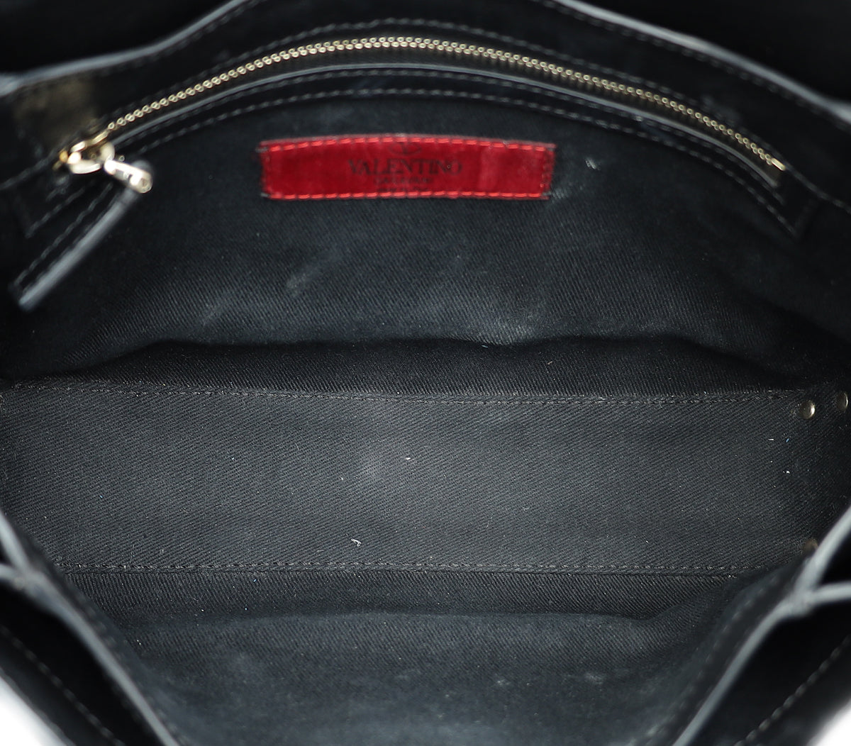 Valentino Black Rockstud Flap Bag