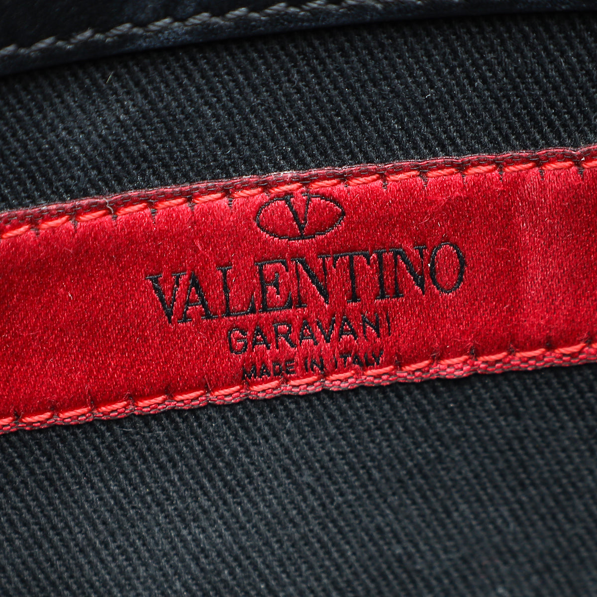 Valentino Black Rockstud Flap Bag