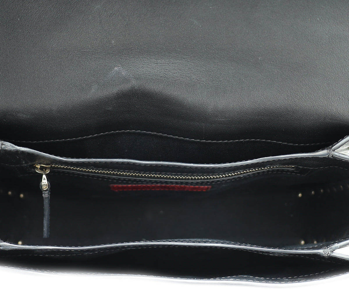 Valentino Black Rockstud Flap Bag