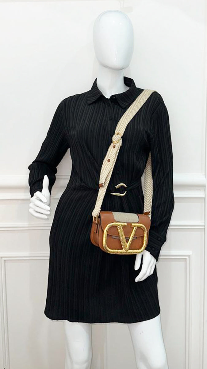 Valentino Bicolor Small Supervee Crossbody Bag