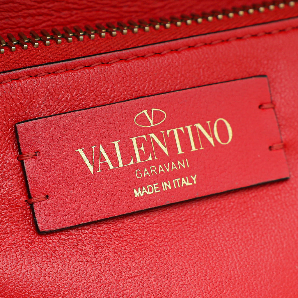 Valentino Rose Canelle Vsling Grainy Small Handbag