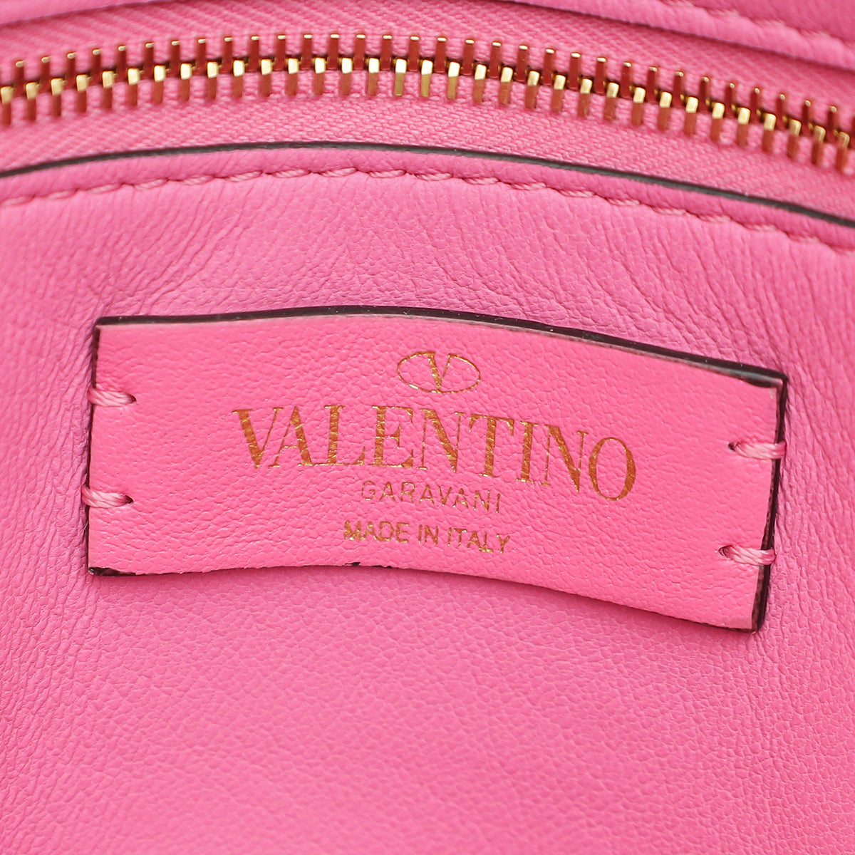 Valentino Pink Multicolor Woven Cotton Roman Stud Large The Shoulder Bag