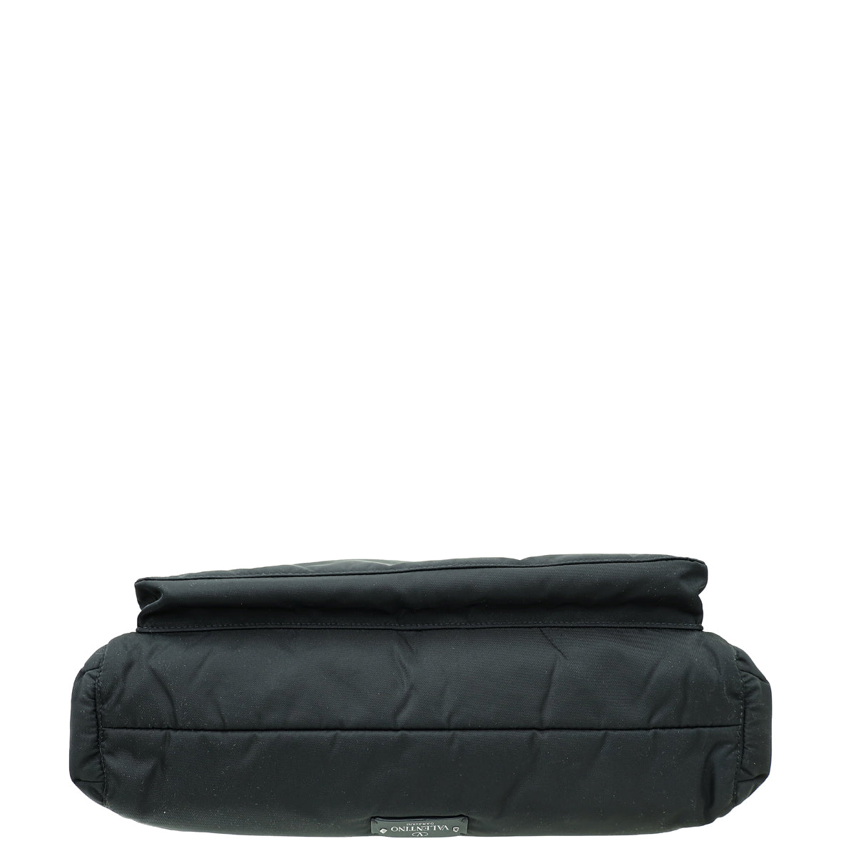 Valentino Black Nylon VLTN Rockstud Messenger Bag