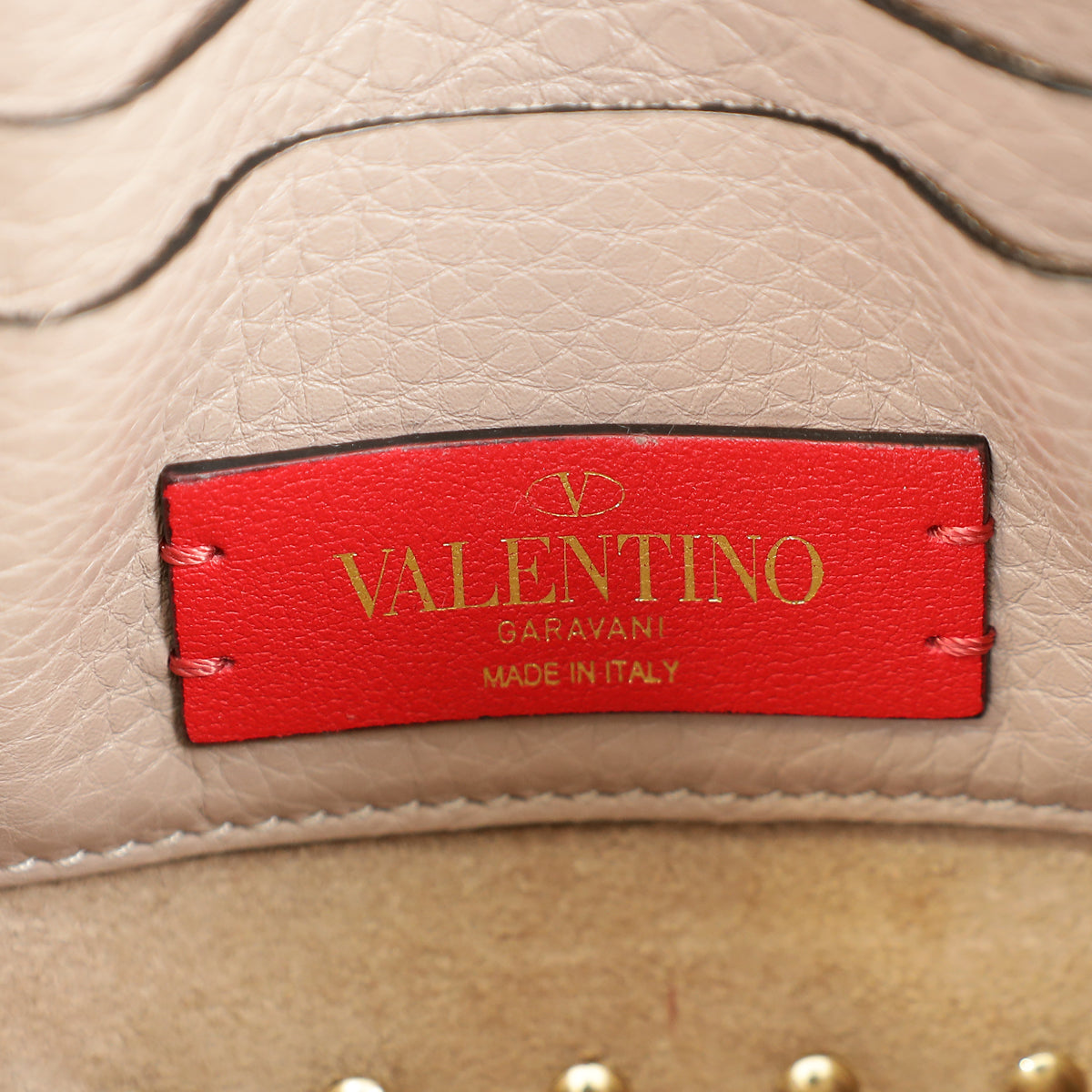 Valentino Poudre Rockstud Convertible Top Handle Bag