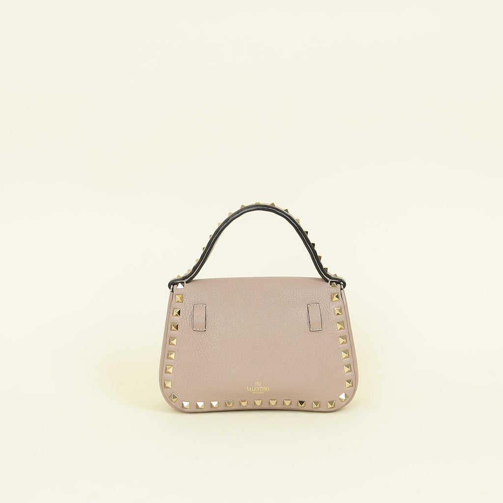 Valentino Poudre Rockstud Convertible Top Handle Bag