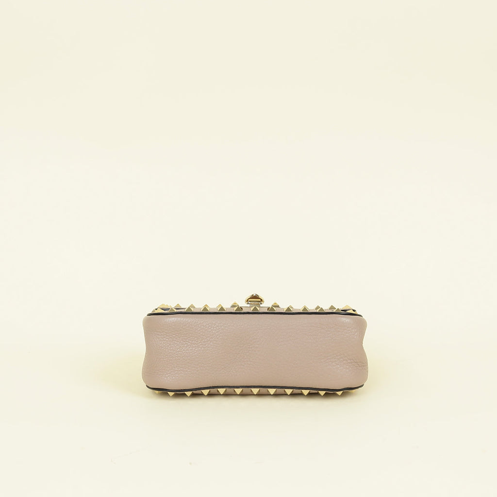Valentino Poudre Rockstud Convertible Top Handle Bag
