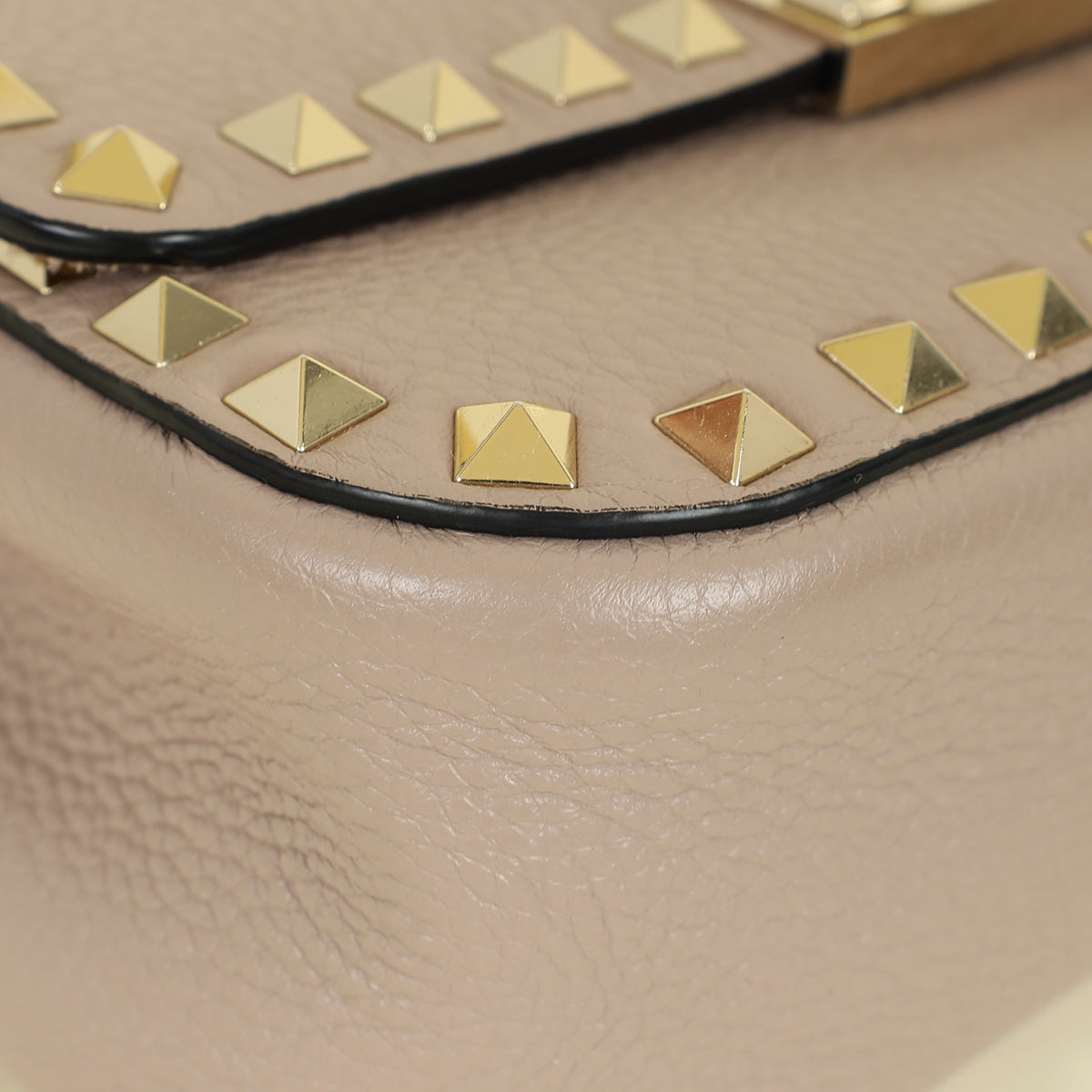 Valentino Poudre Rockstud Convertible Top Handle Bag