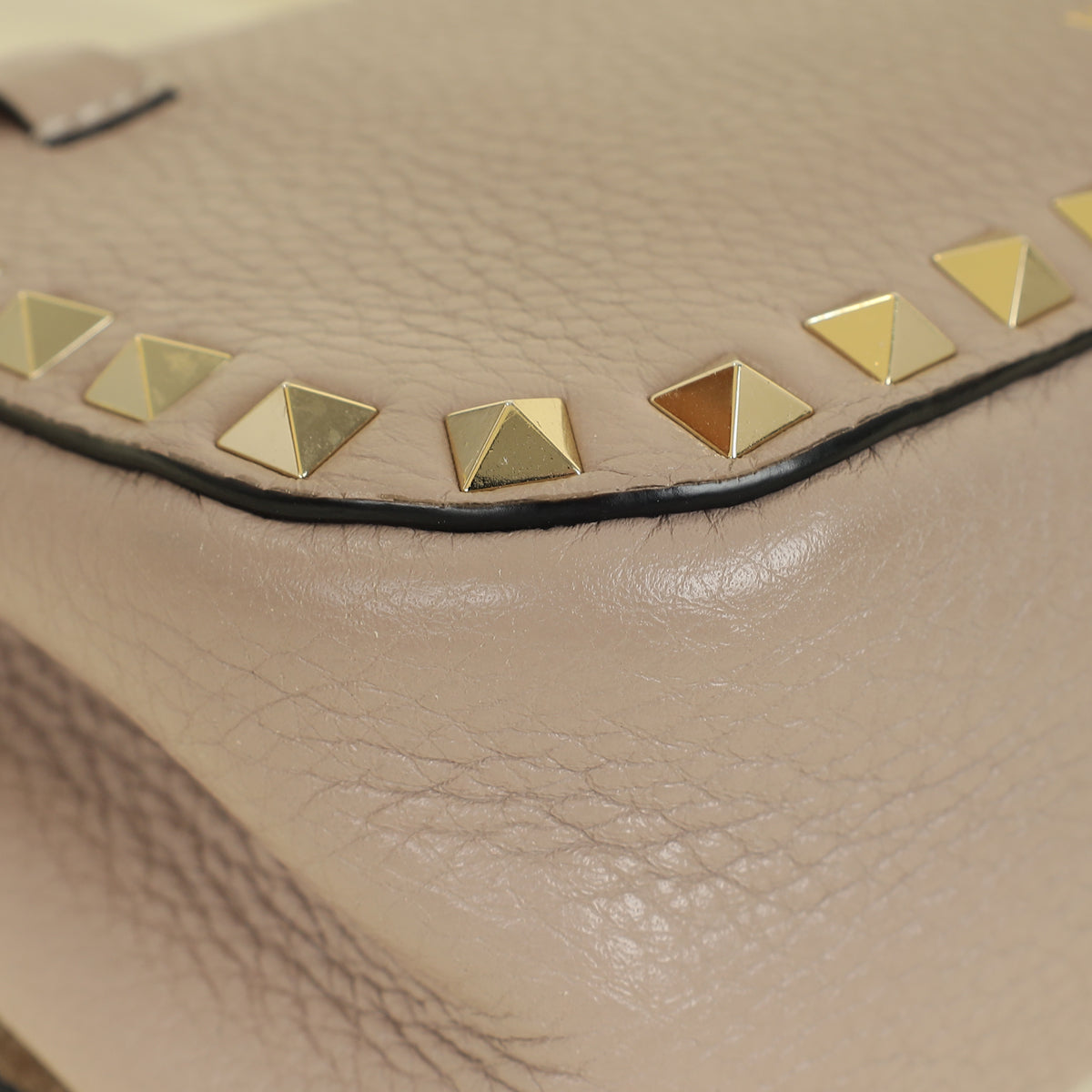 Valentino Poudre Rockstud Convertible Top Handle Bag