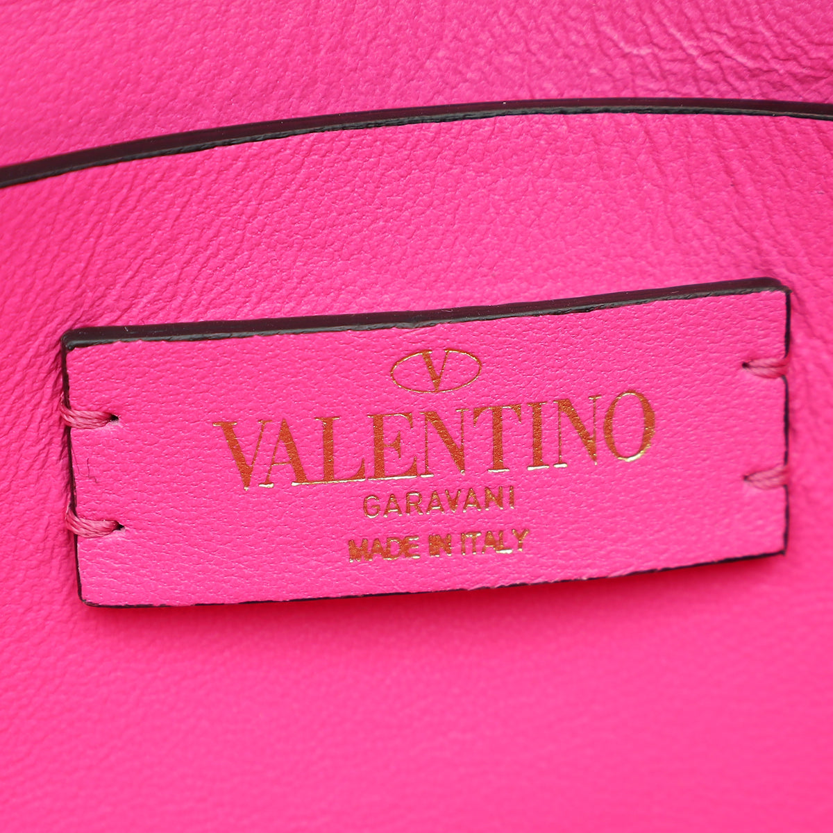 Valentino Hot Pink Small Roman The Stud Crystal Shoulder Bag