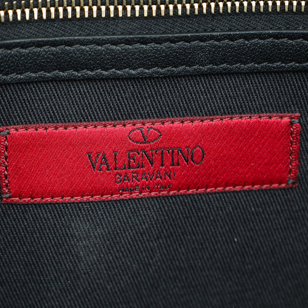 Valentino Black Glam Lock Medium Flap Bag