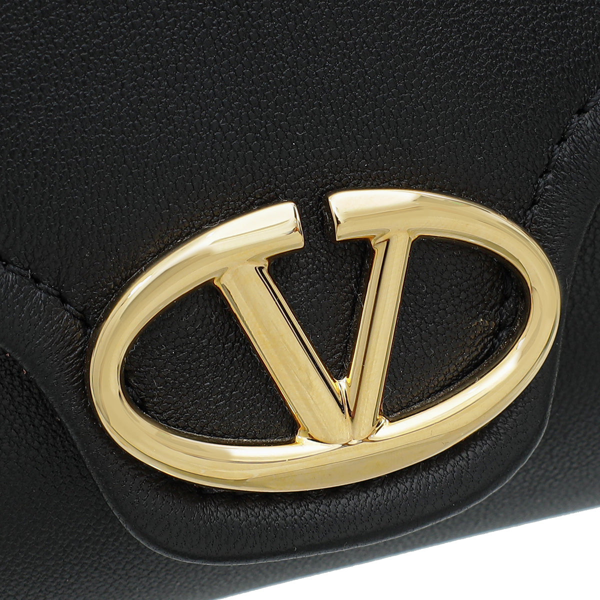 Valentino Black Vlogo 1960 Soft Mini Crossbody Bag