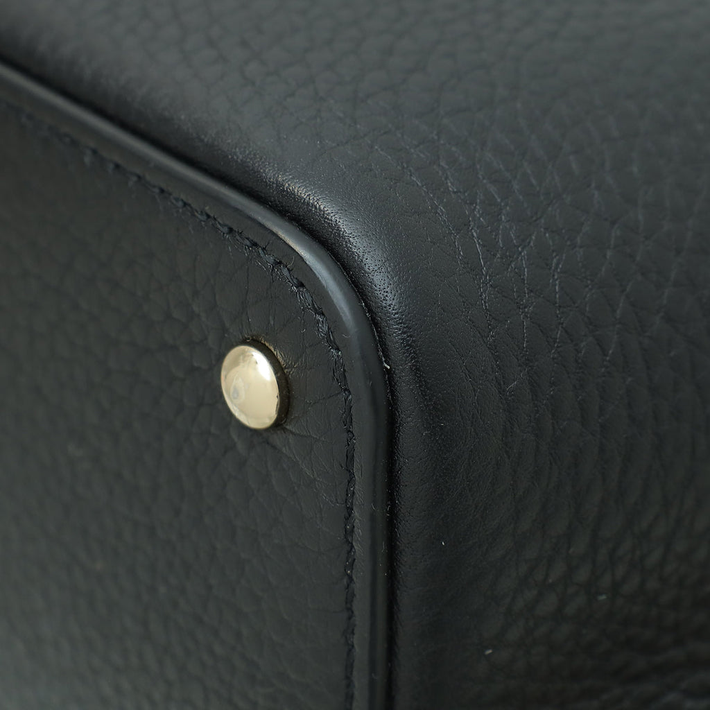 Valentino Black Rockstud Top Handle Bag