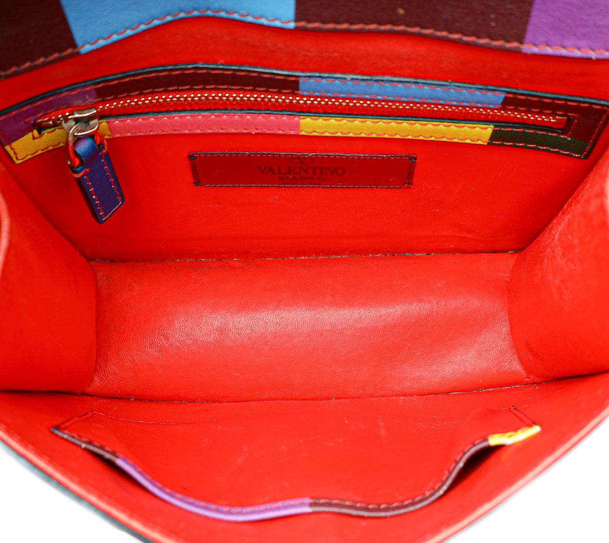 Valentino Multicolor Native Couture Glam Lock Rockstud Small Chain Bag