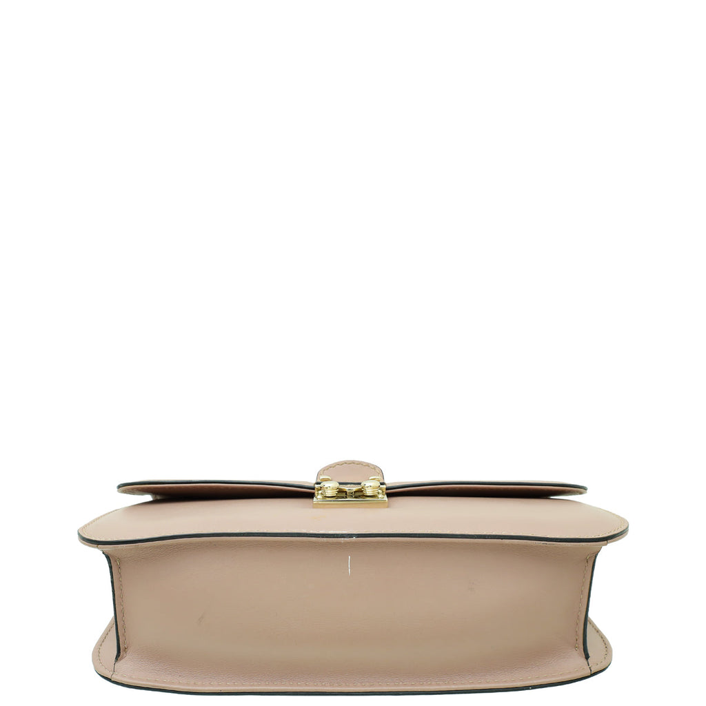 Valentino Poudre Glam Lock Rockstud Medium Shoulder Bag